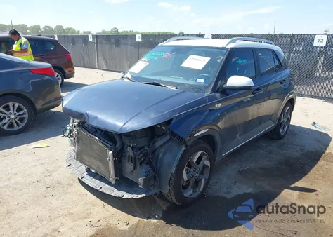 2021 Hyundai Venue Denim from USA, damaged, VIN KMHRC8A30MU112362